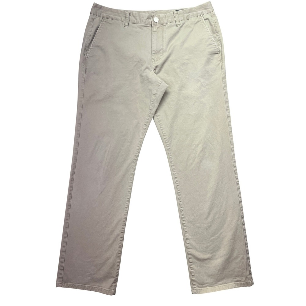 Bonobos Slim Khaki Stretch Golf Chino Pants Straight‎ Leg Sz 34 Fits 34" Light